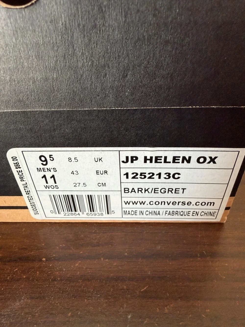 Converse Jack Purcell Helen Ox Bark Egret Shoes Size 11W / 9.5M vintage 2005 - Picture 2 of 7